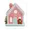 7" Pink Nostalgic Ceramic Lit Gingerbread House